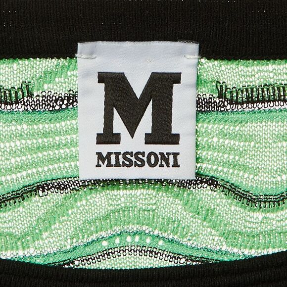 M Missoni Multicolor Pattered Knit Full Sleeves Top M